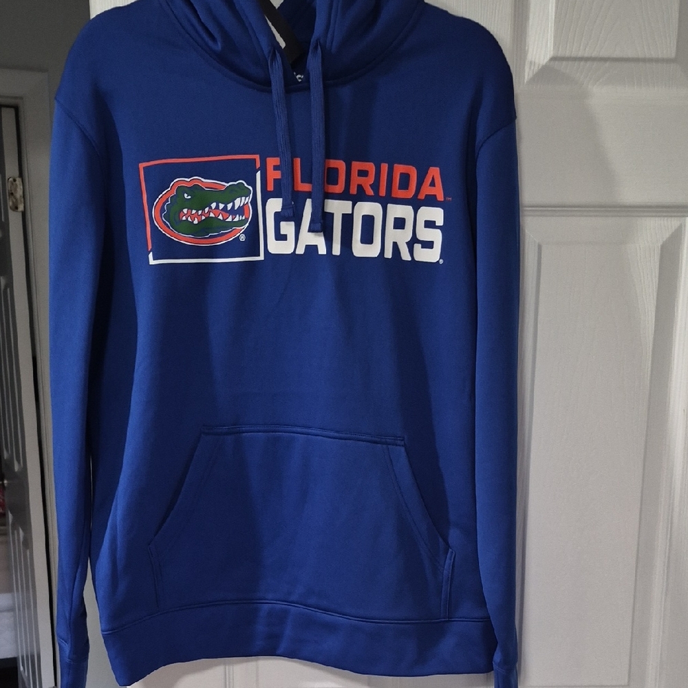 NWT Fanatics Mens Medium Blue Florida Gators Pullover Hoodie